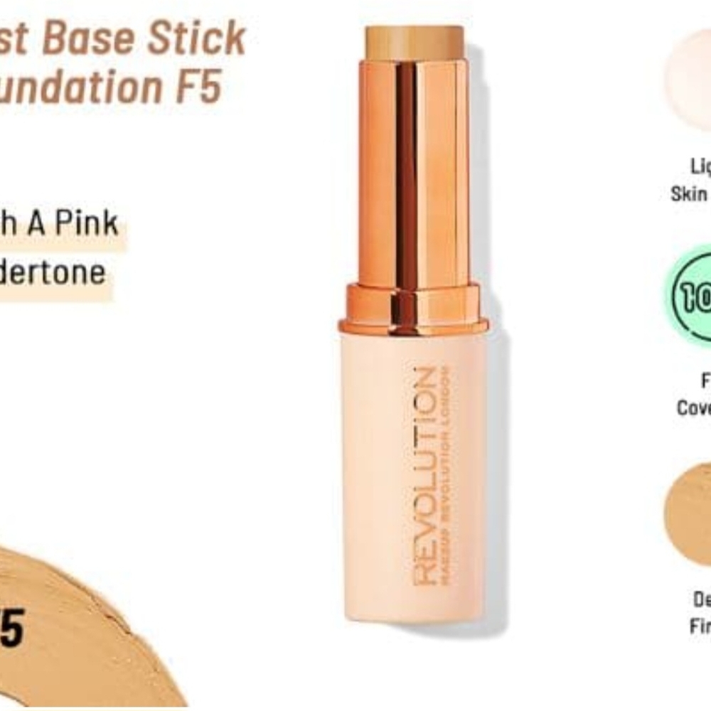 Revolution Foundation Stick Cream-Based Makeup F5